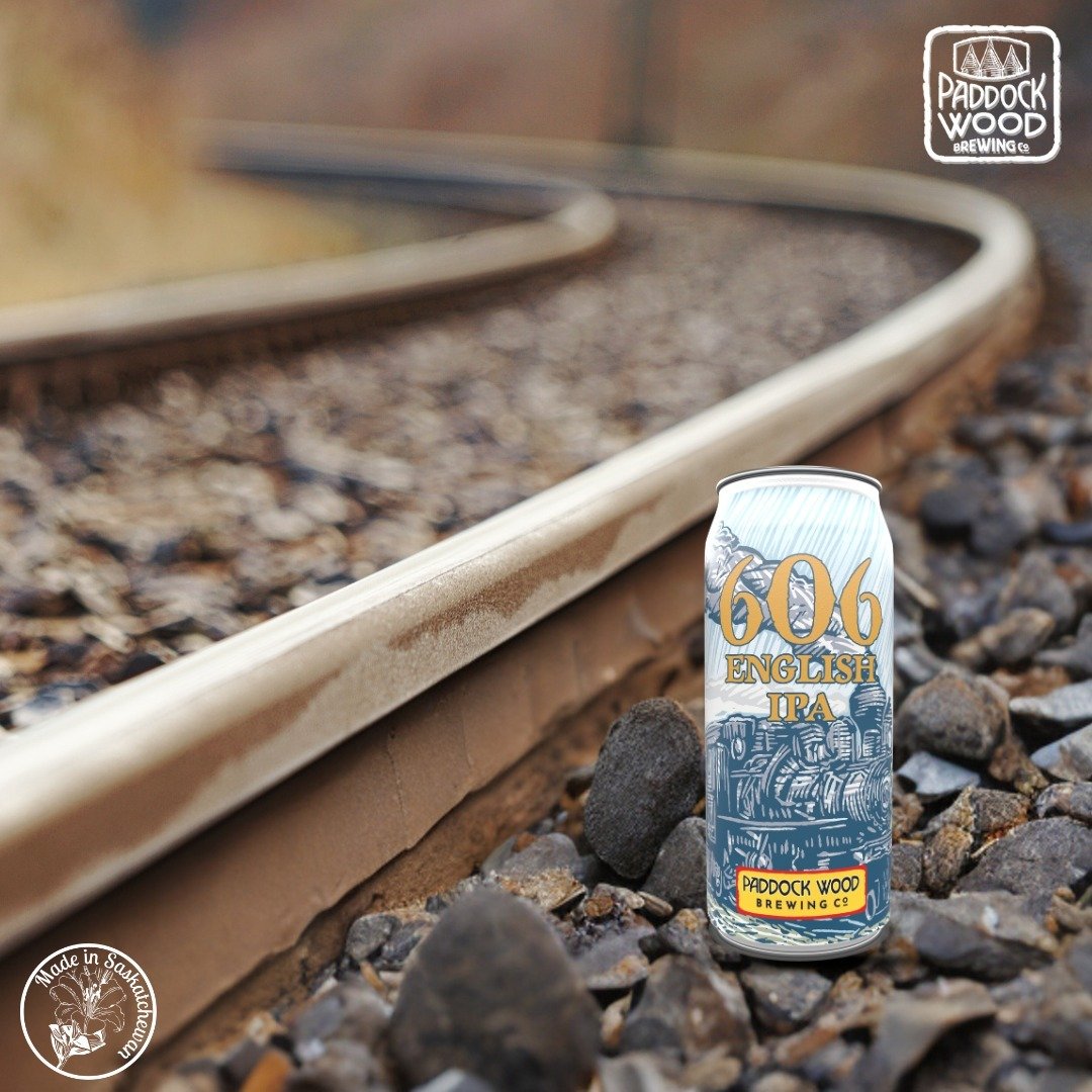🚂 All aboard the IPA train! 🍻

Inspired by the 19th-century style, this brisk beer blends rich malt with characterful American hops for a taste that's totally off the rails! 🌾 

The 606 artwork pays homage to the iconic rail yards of Saskatoon, wh