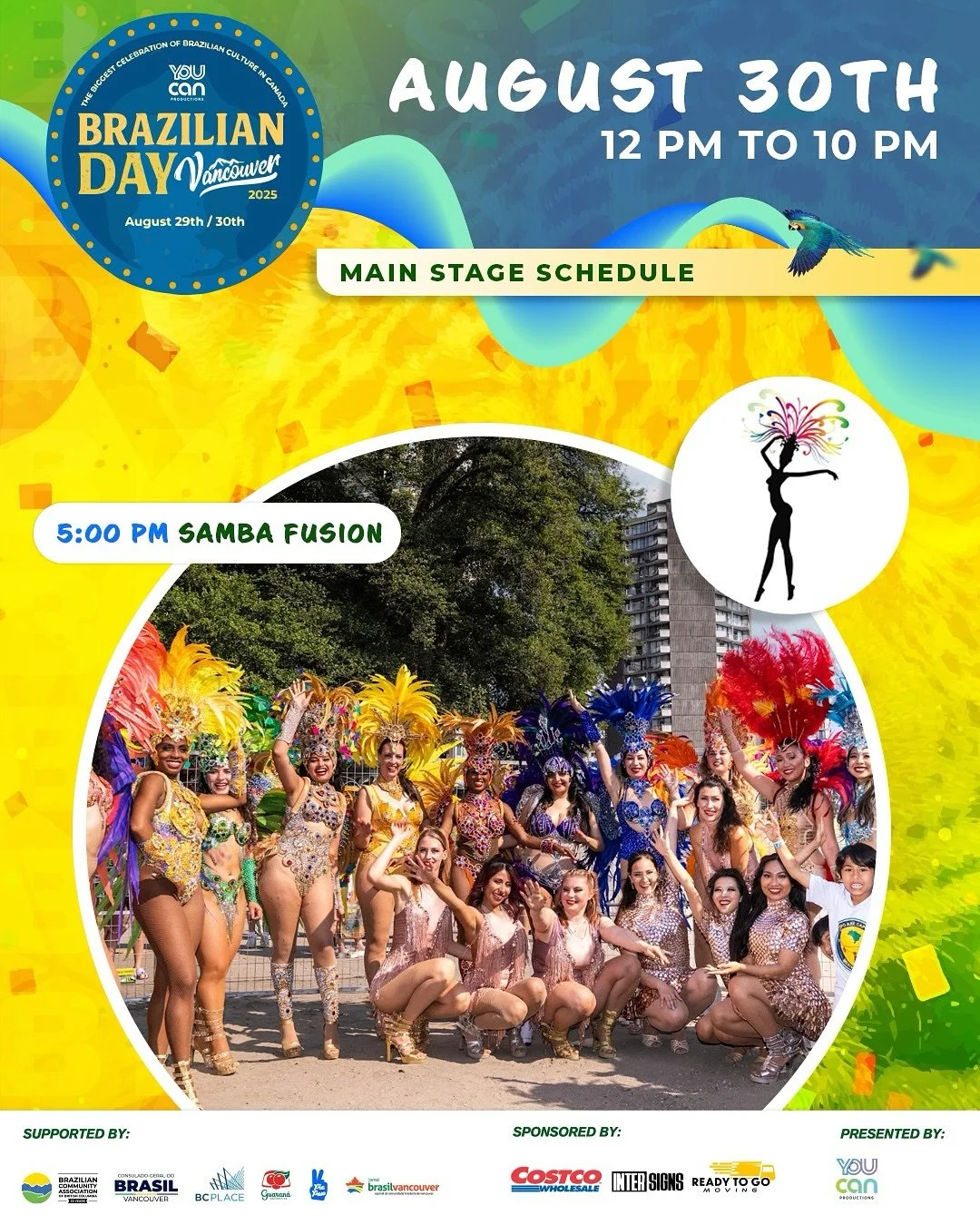 ✨Samba Fusion is performing at the Brazilian Day Vancouver 2025 🇧🇷 Happening this Saturday, August 30th from 12 to 10 pm 📍Plaza of Nations Downtown-Vancouver. Don&rsquo;t miss out 💃🏻🎟️ Tickets &amp; info: www.braziliandayvancouver.com 

#brazil