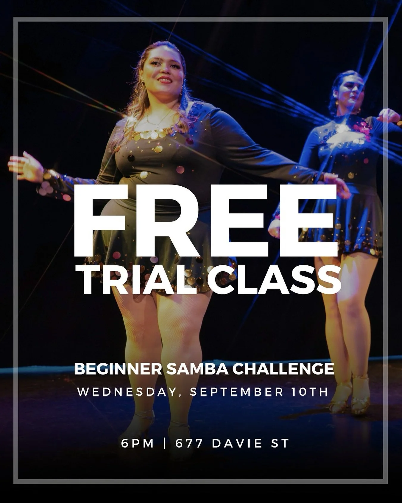 🆓TRY OUT OUR NEW SAMBA BEGINNERS PERFORMANCE CHALLENGE FOR FREE 😁 DON&rsquo;T MISS OUT!! REGISTER FOR A FREE TRIAL CLASS.💃🏻 👉Join us for a 6 weeks progressive program, go from zero experience to being ready to perform at a theatre show!! 🎭 🗓️W