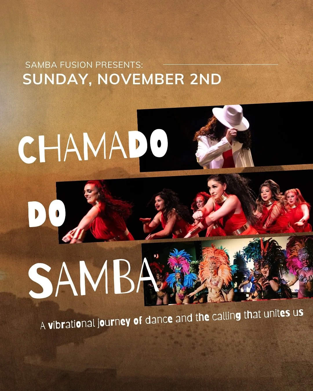 🇧🇷CHAMADO DO SAMBA; the calling the unites us show is BACK 💃🏻✨Presented by Samba Fusion;
Chamado do Samba (The Calling of Samba) is a soul-stirring, rhythm-fueled journey into the heart of Brazil&rsquo;s most iconic dance. This one-hour dance the