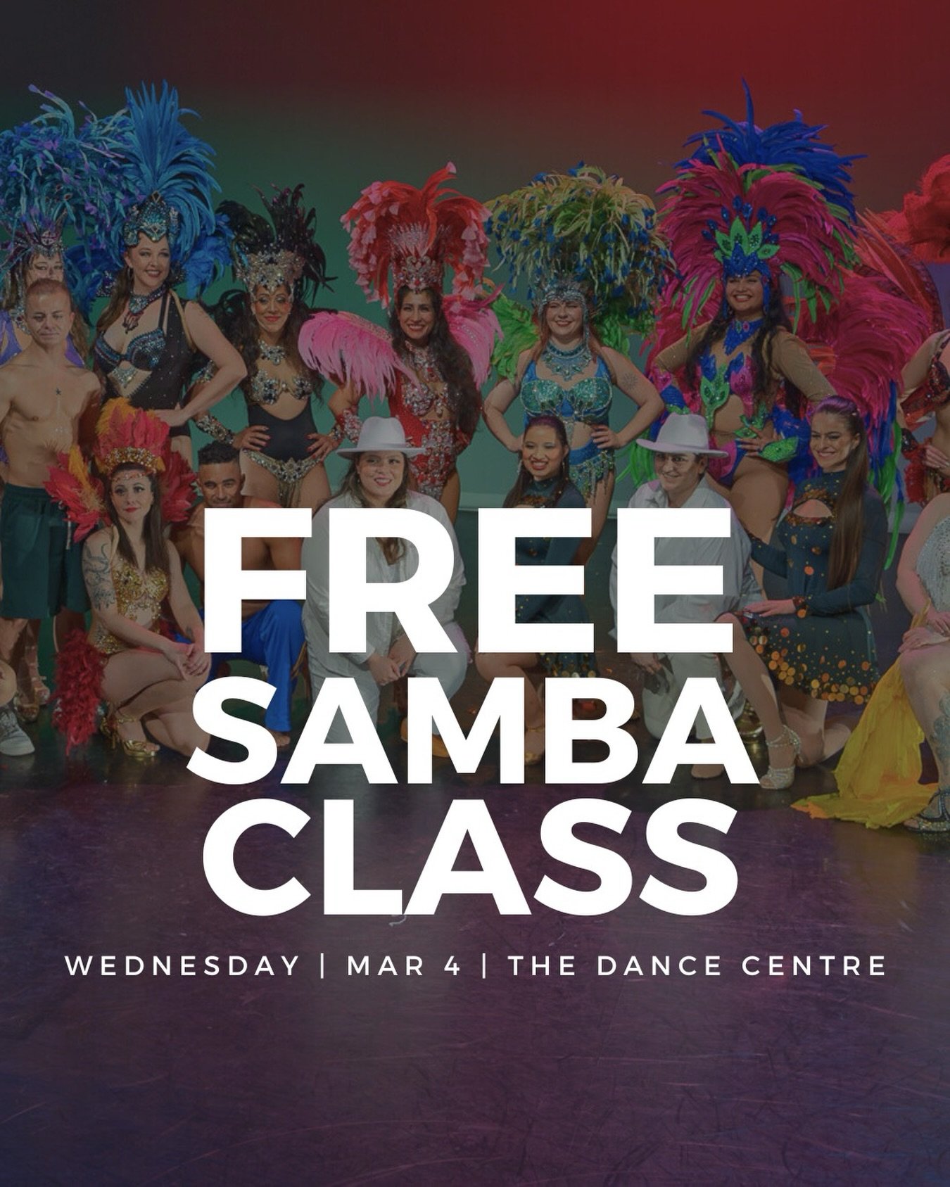 🆓FREE TRY OUT FOR FREE OUR NEW SAMBA
PERFORMANCE CHALLENGE 💃🏻 DON&rsquo;T MISS OUT!!
✨REGISTER FOR A FREE TRIAL CLASS ON OUR WEBSITE 📲
👉Join us for a 6 weeks progressive program and get
ready to pertorm at a theatre show!!
Wednesdays,
🗓️ Wednes