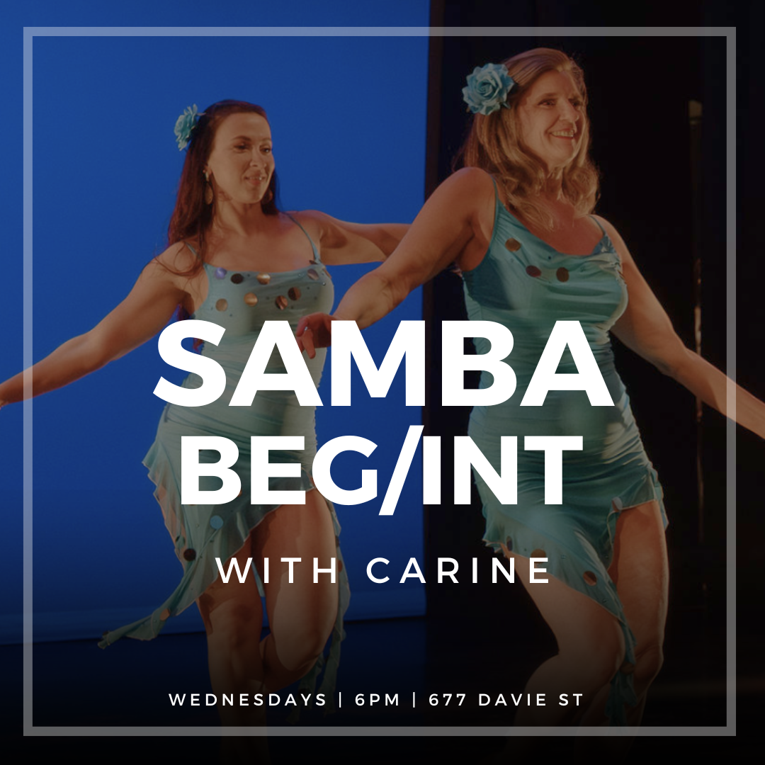 Drop In | Samba Beg/Int | 6pm | The Dance Centre | Wednesdays