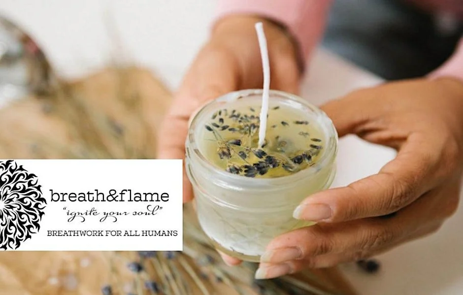 Intention Setting Candle Pouring