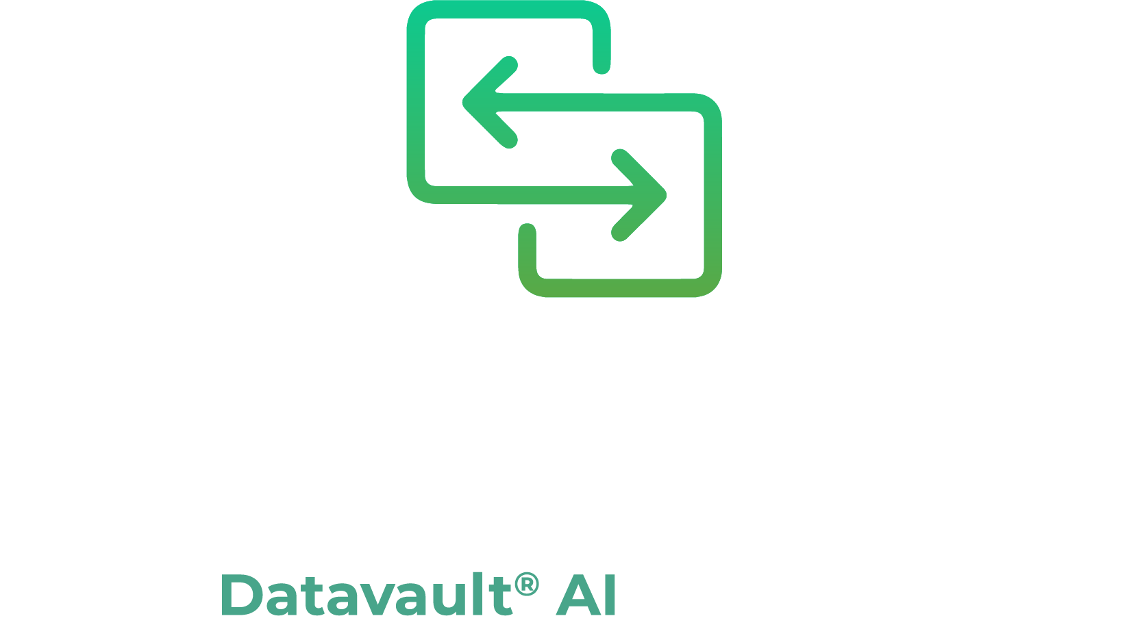 Logo for Information Data Exchange with arrows in a square, the words 'INFORMATION DATA EXCHANGE', and the phrase 'A Datavault AI Technology' beneath.