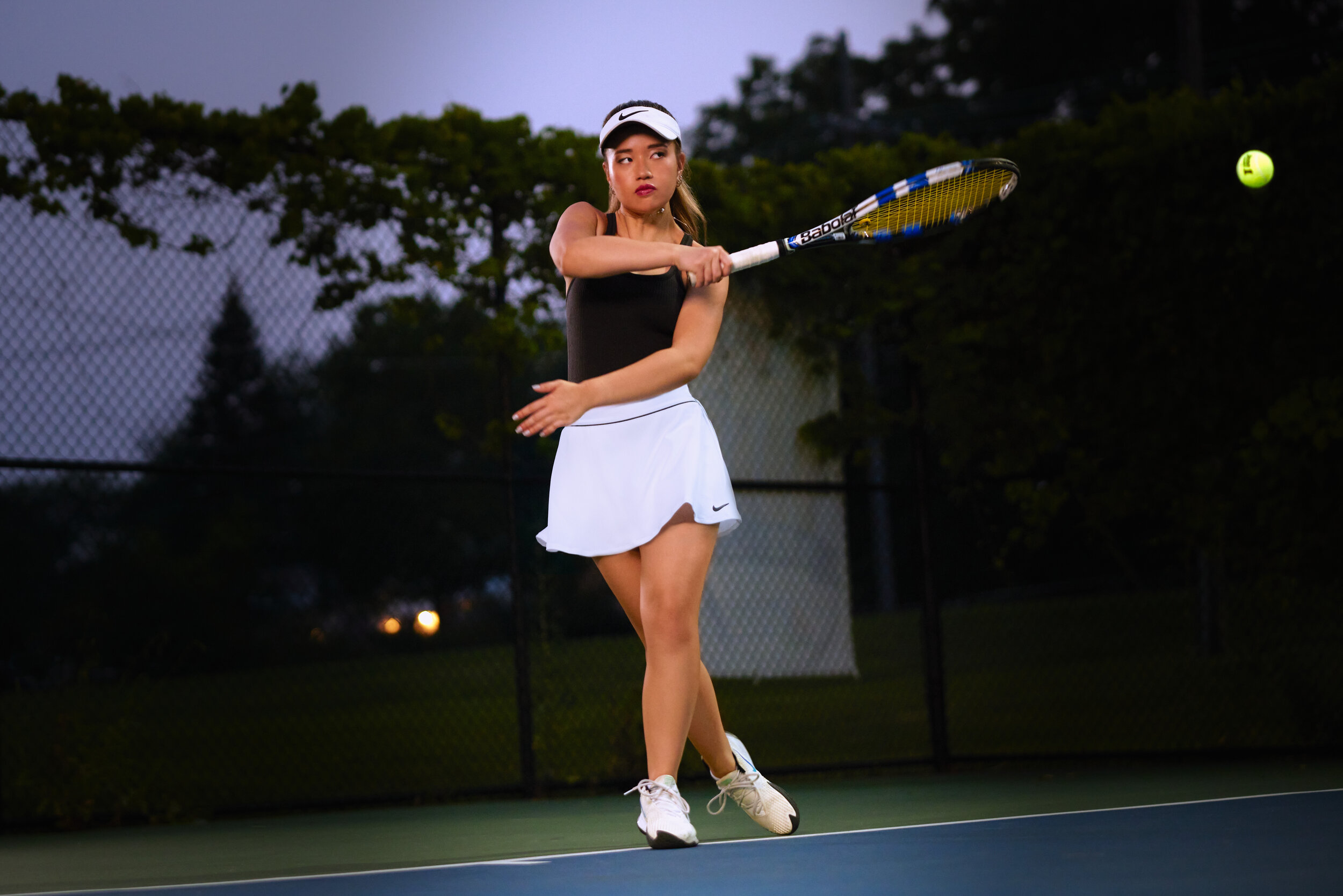 Chicago Senior Pictures Photoshoot Tennis Court