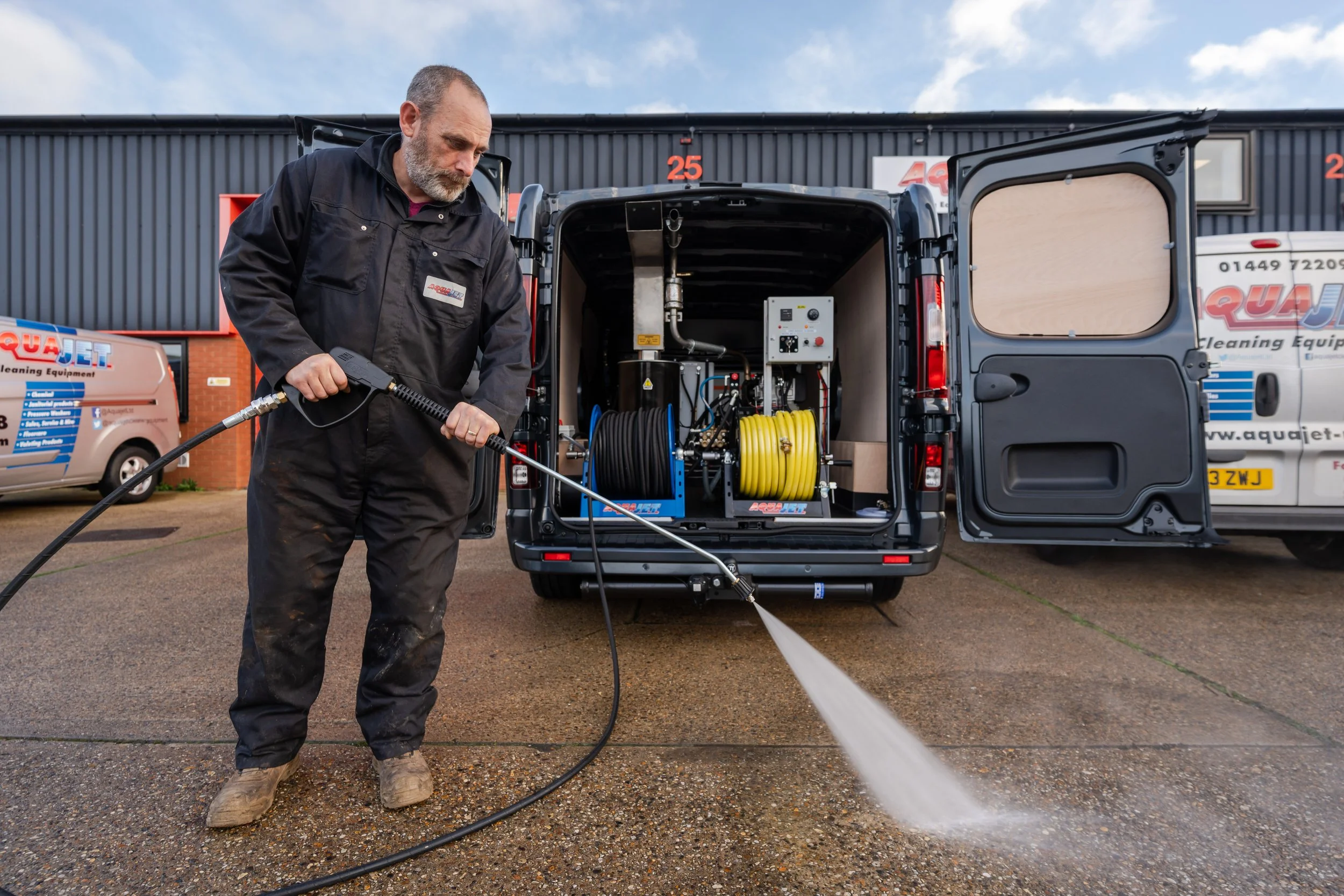 Bespoke Van Mounted Pressure Washers | Aquajet UK
