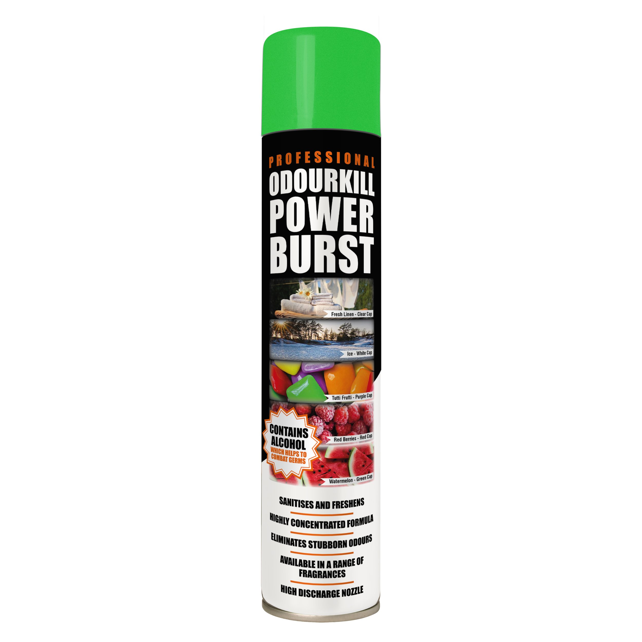 Water Melon Azpro Odourkill Power Burst Aerosol Air Freshener (750ml)