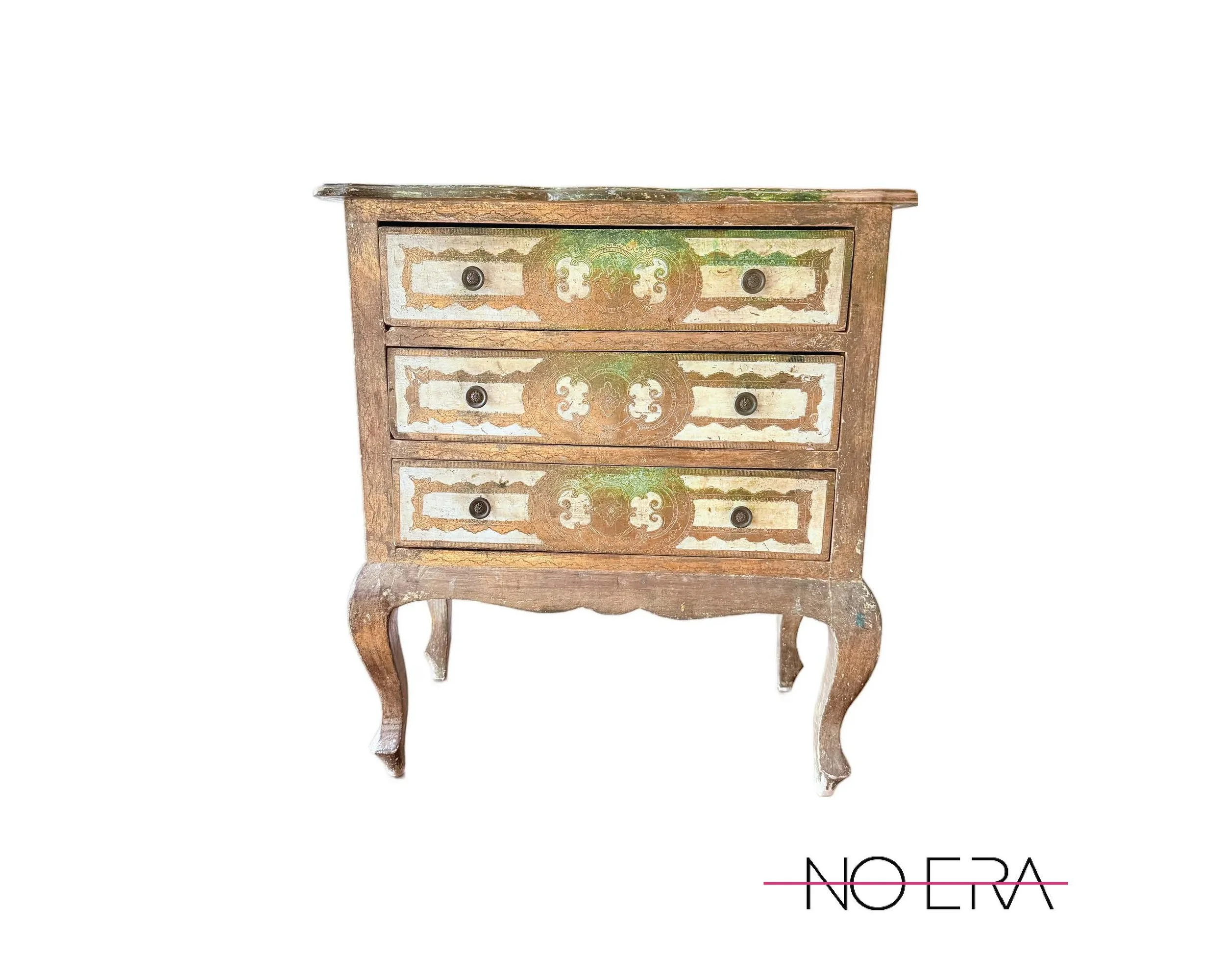 19th Century Italian Florentine Miniature Painted Chest of Drawers