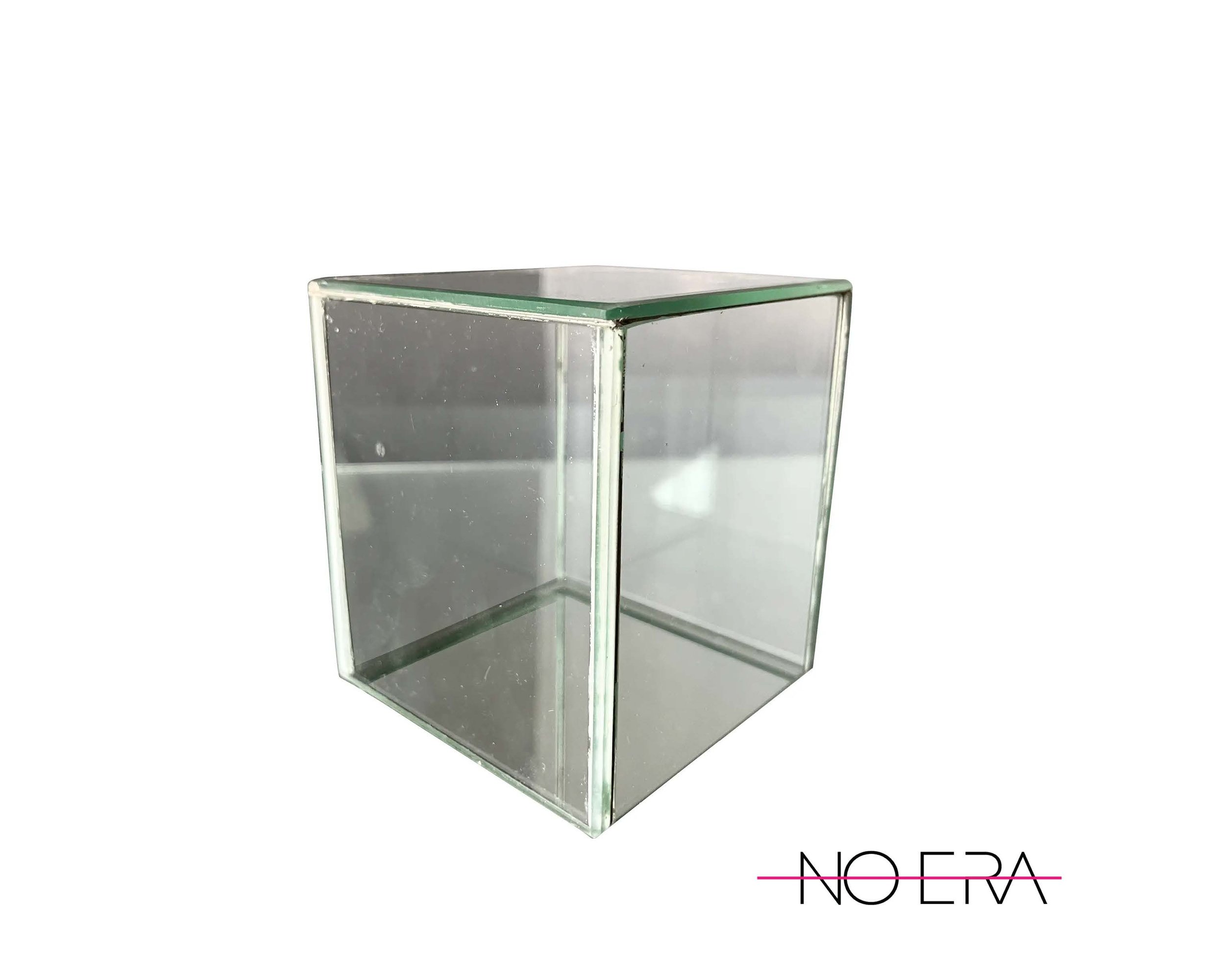 Mid-Century Modern, Vintage Glass Cube Display Box