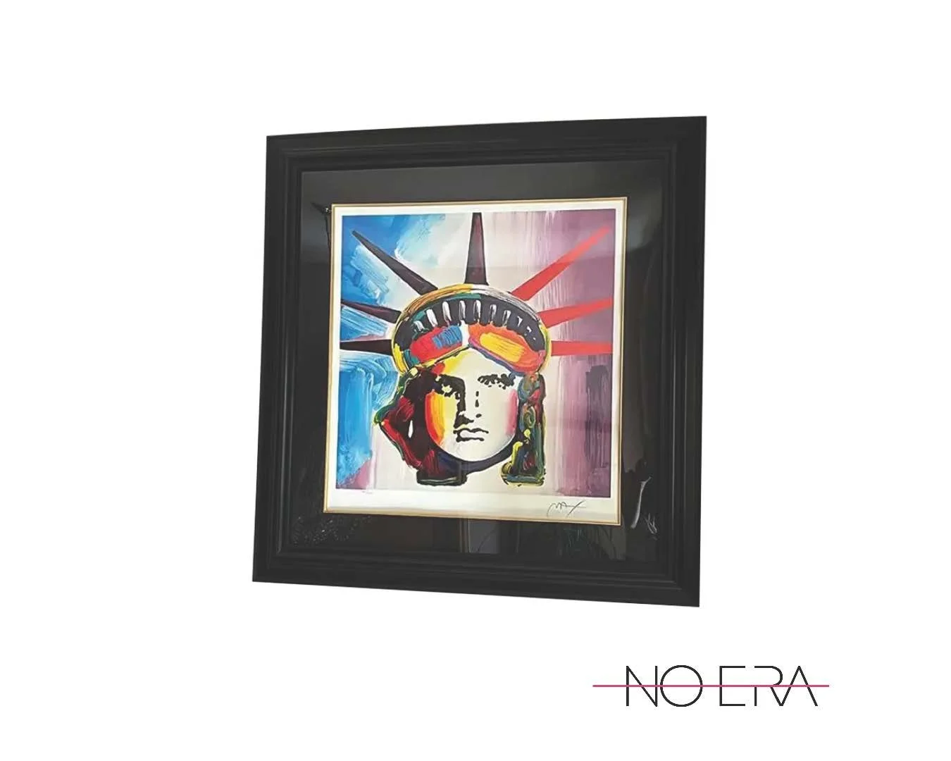 Late 20th Century Peter Max, "Liberty Head" Serigraph Ini Color, Signed
