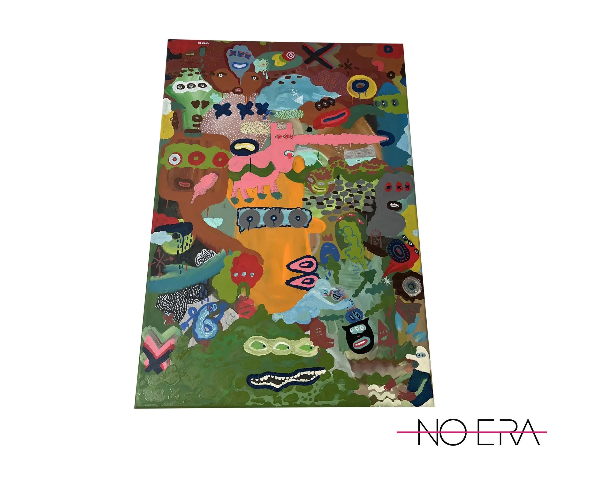 Contemporary Graffiti Pop Art Painting by Hungarian Artist Buda Kovacs Tomas