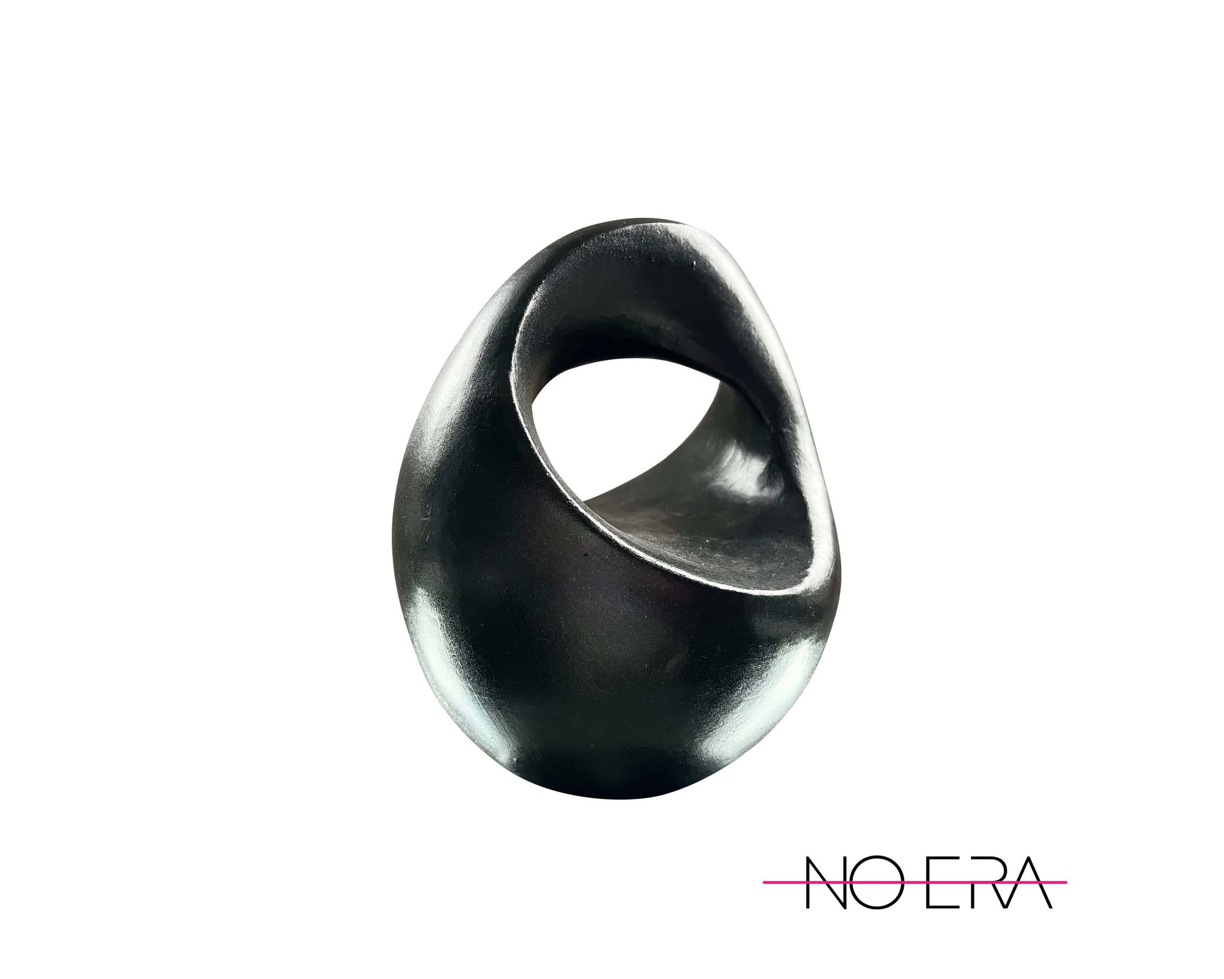 SOLD Vintage Black Sculptural Object