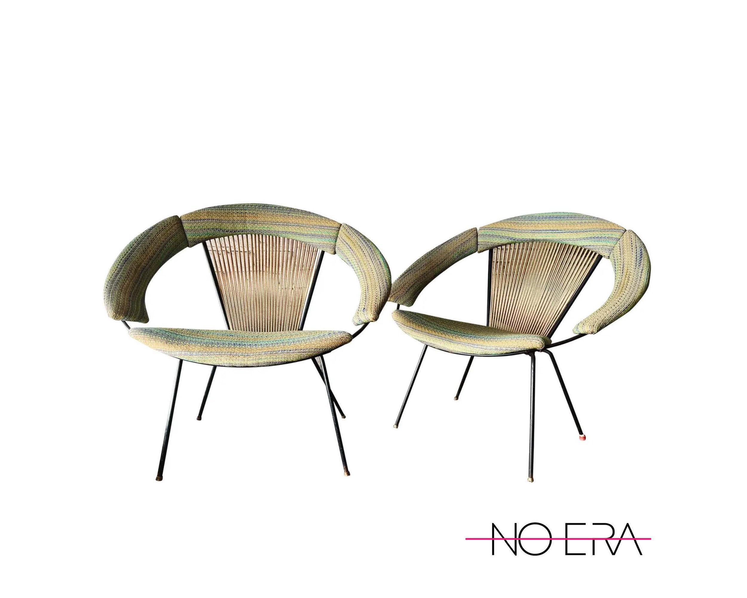 Pair of Arthur Umanoff Hoop Chairs