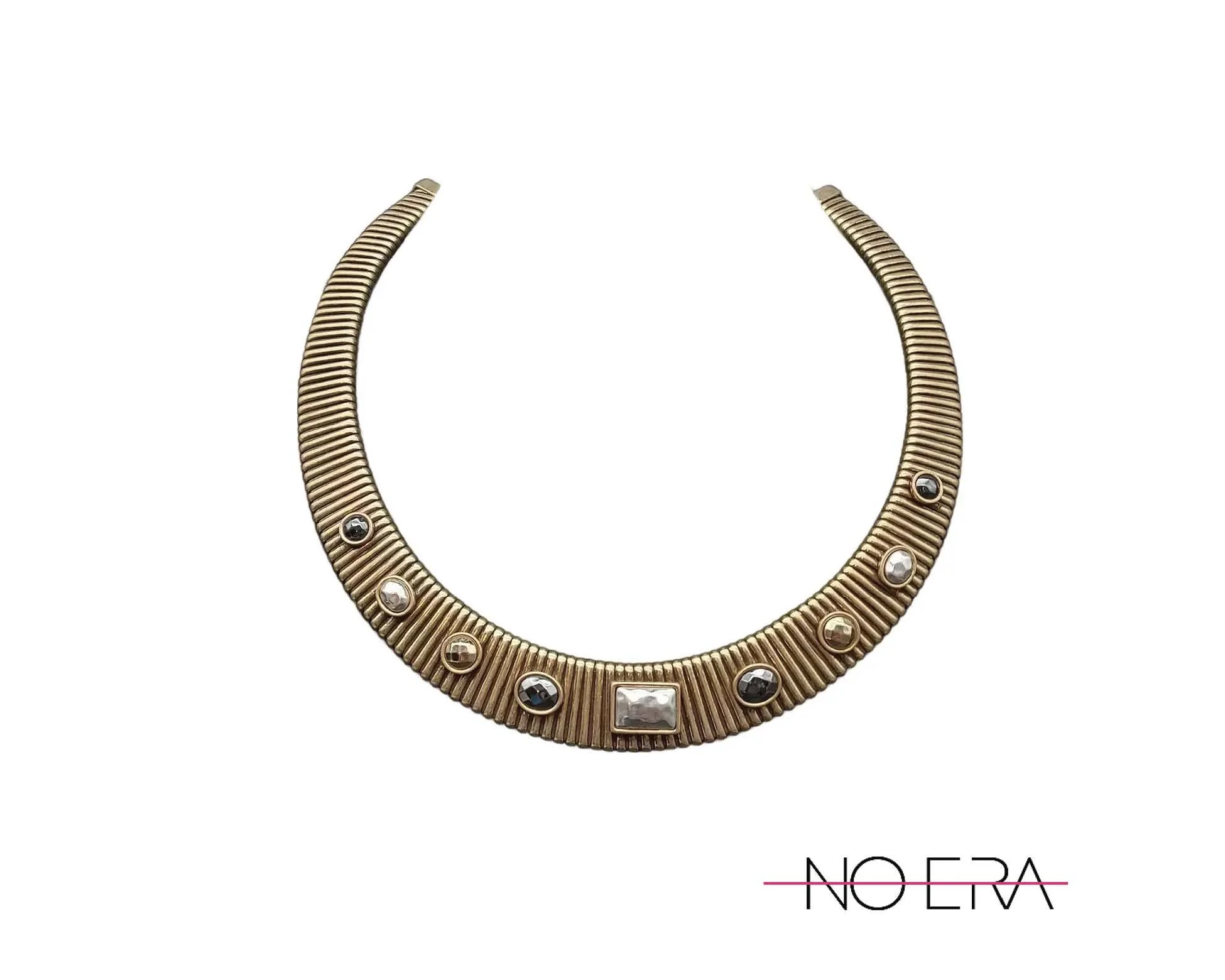 1980s Chico Beaded Collar Necklace