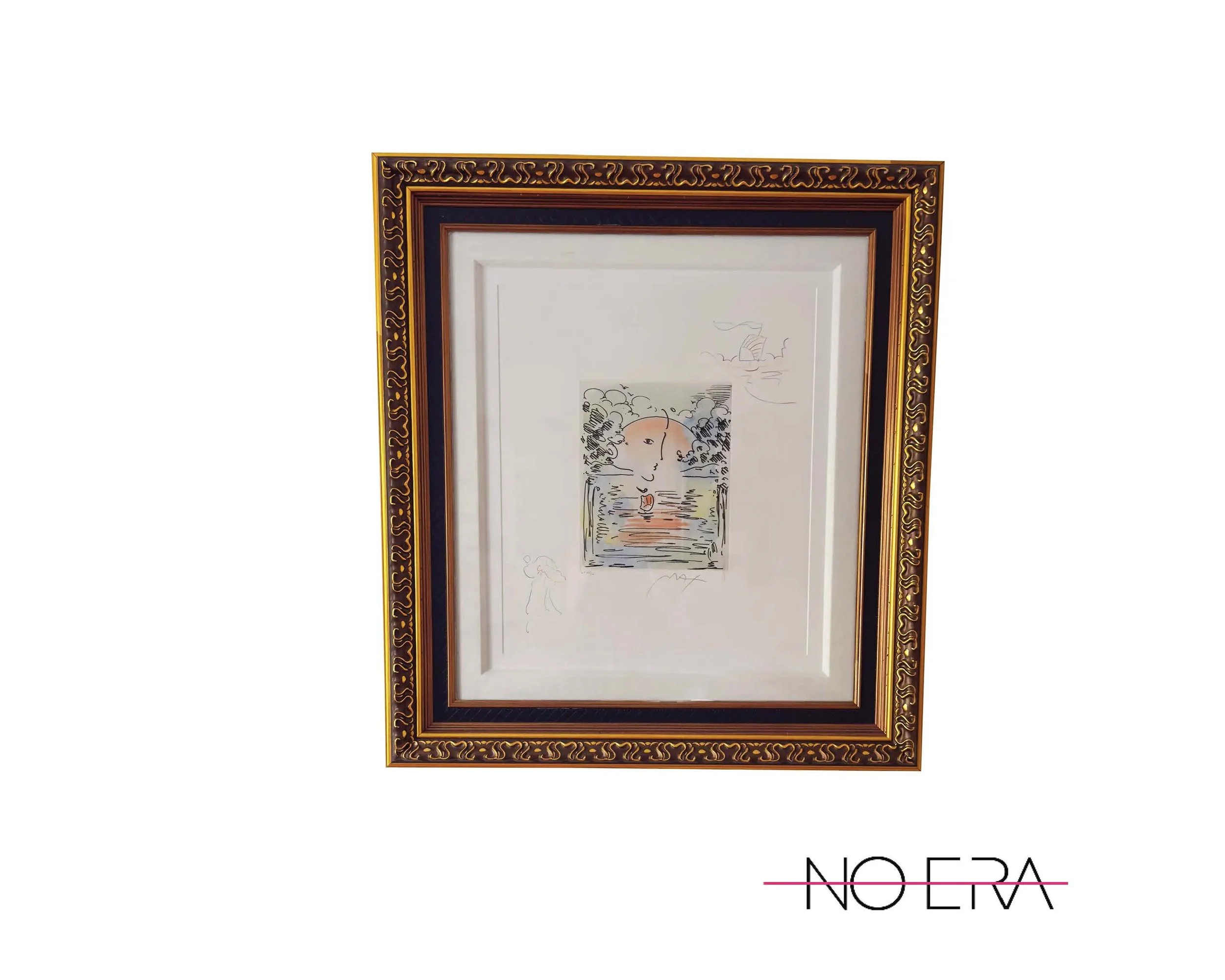 Late 20th Century Peter Max “Better World I I ” Hand-Colored Etching With Remarques, Signed Limited Edition