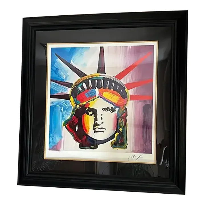Late 20th Century Peter Max, "Liberty Head" Serigraph Ini Color, Signed