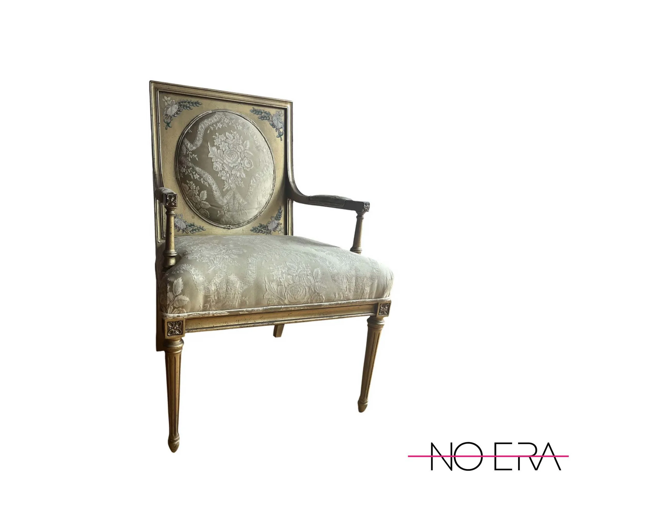 Early 20th Century French Louis XVI Style Neoclassical Arm Chair