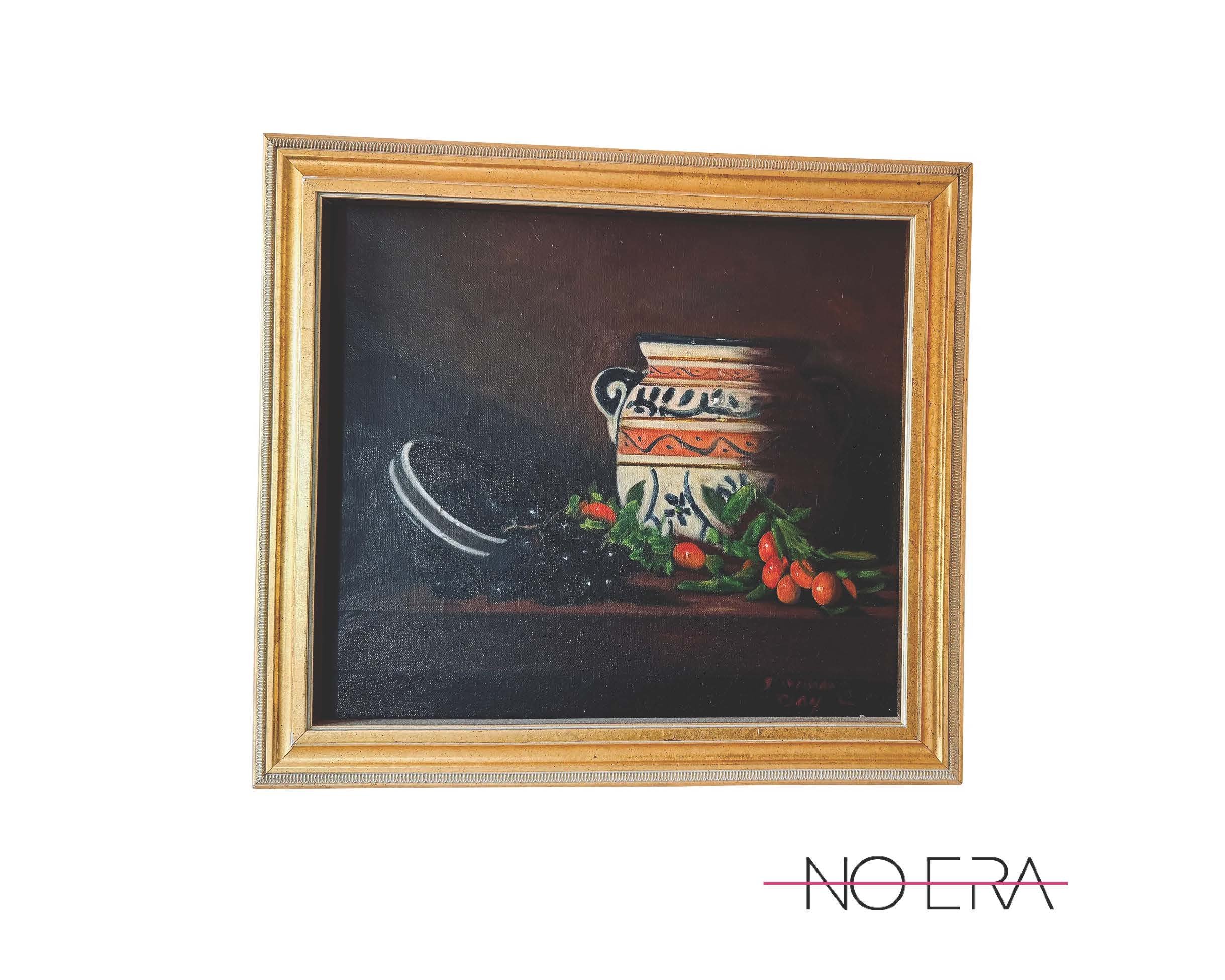 1960s Mid-Century Modern Dutch Baroque Still Life Painting, Attributed to Bert Beirne