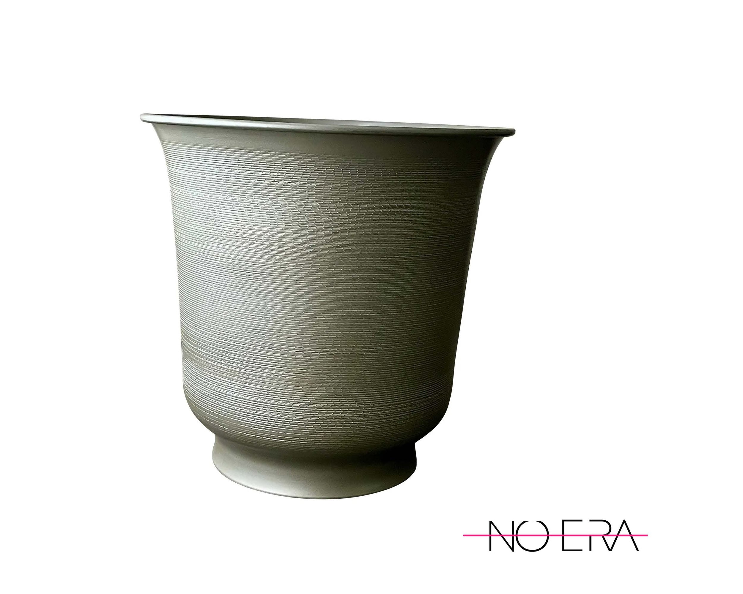 1990 Large Aluminum Urn Planter