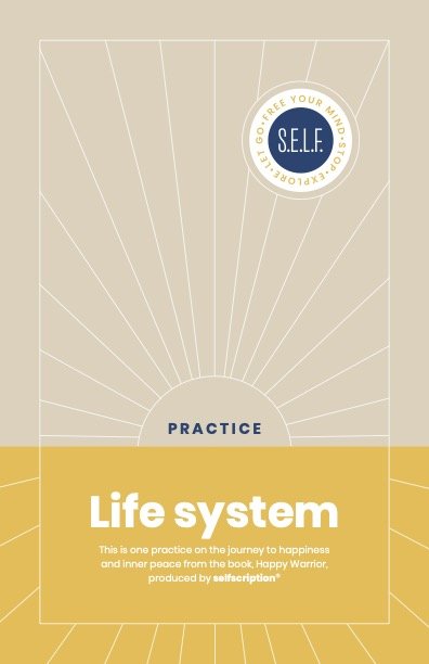 Embrace your happiness and inner peace and live a life you love with Happy Warrior... the book, pdfs, meeting book, session book, divorce book, and Happy Warrior Coaching.