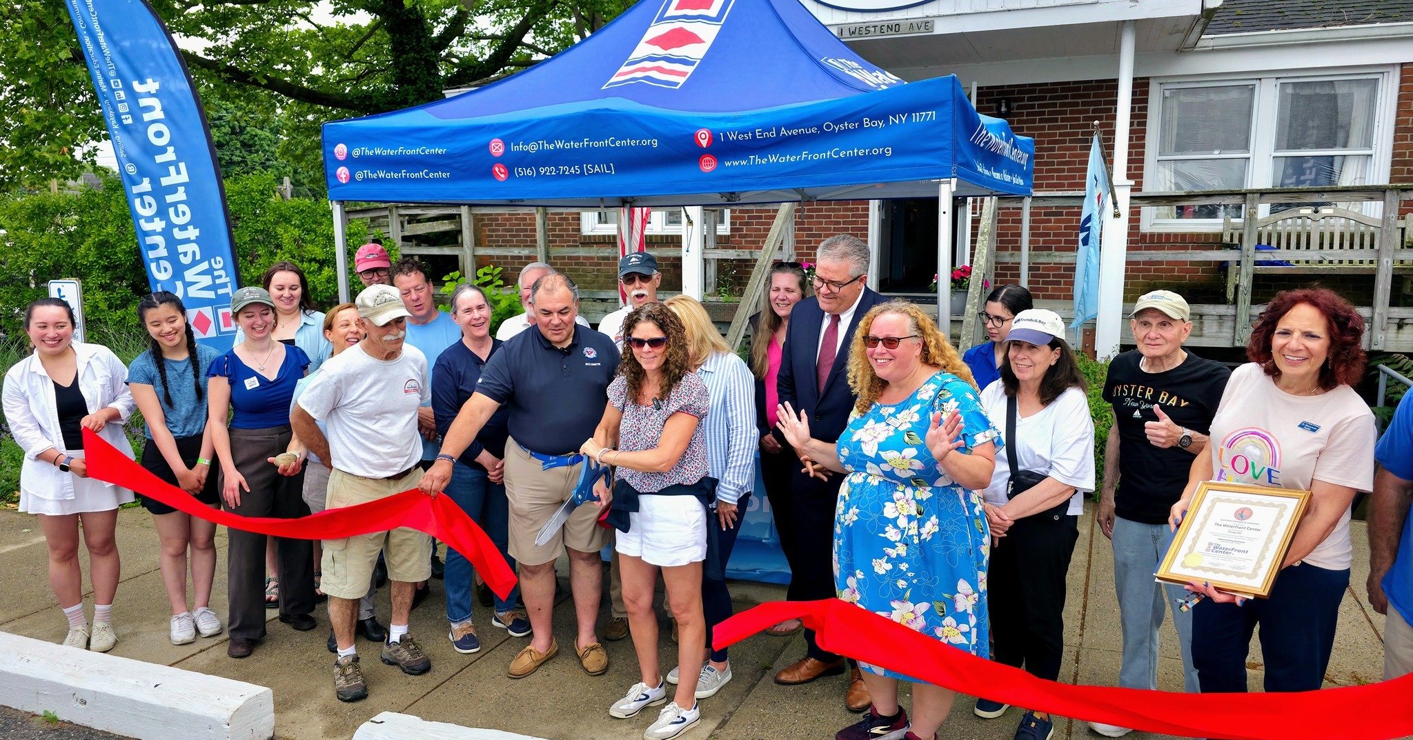 🎉 We did it! On June 7, 2025, The WaterFront Center celebrated 25 years of connecting people to Oyster Bay Harbor with an unforgettable ribbon-cutting ceremony! 🌊

Join us in reliving the day&mdash;complete with inspiring remarks, a symbolic ribbon