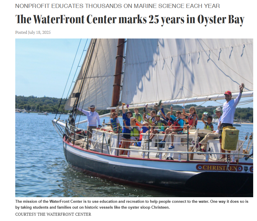 The WaterFront Center marks 25 years in Oyster Bay