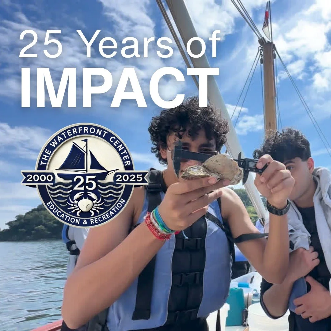 As we reflect on 25 years of connection and education at The WaterFront Center, we invite you to help us finish strong in 2025! 
Your contributions, whether $25 or $1,000, are vital for sustaining our programs and making our waterfront accessible to