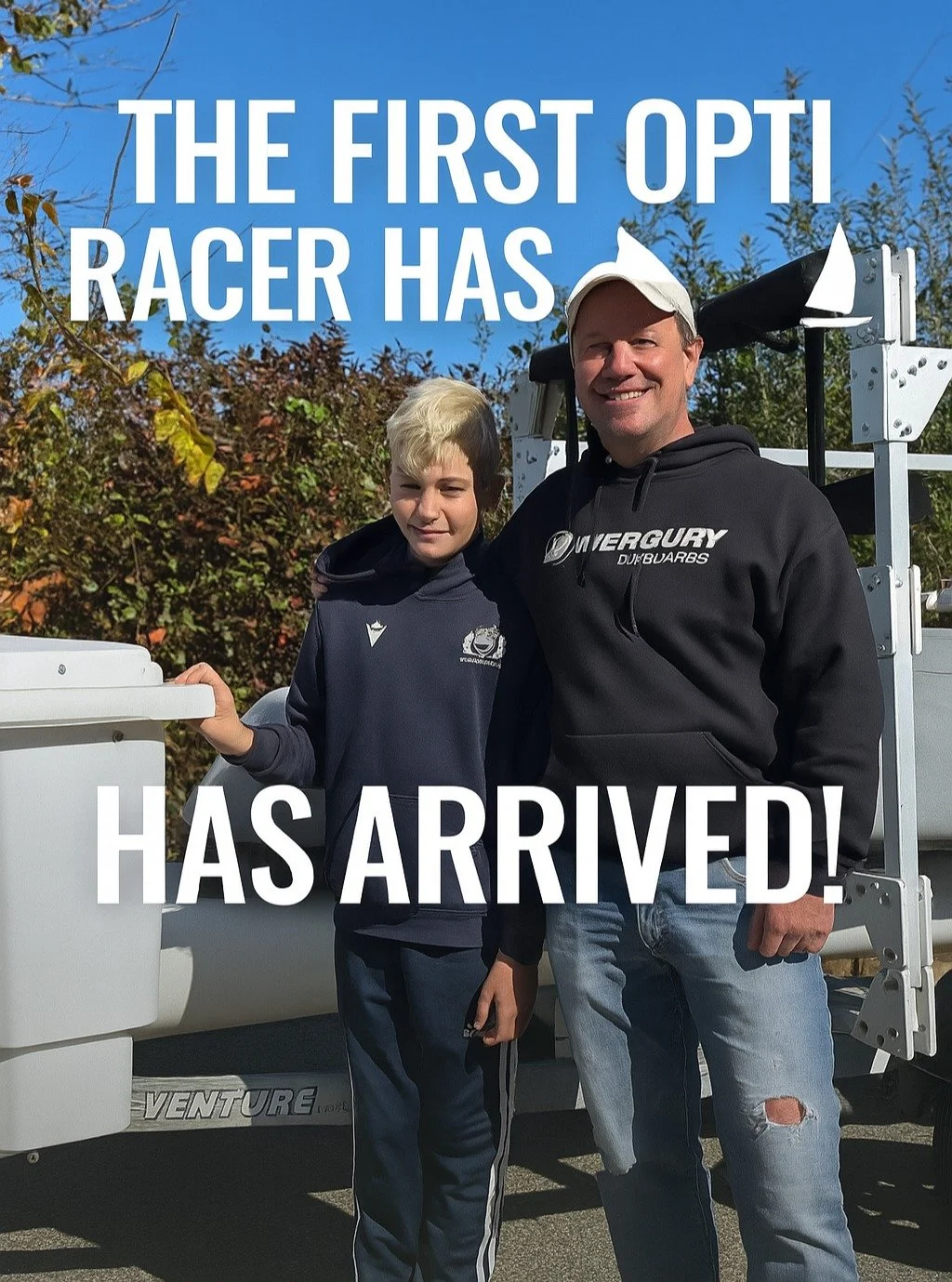 The First Opti Racer Has Arrived! 
The countdown is over—our first boat just rolled in for the 2025 NYS Opti Championships at The WaterFront Center! 
This young sailor is ready to make waves, and we can already feel the thrill building for an
