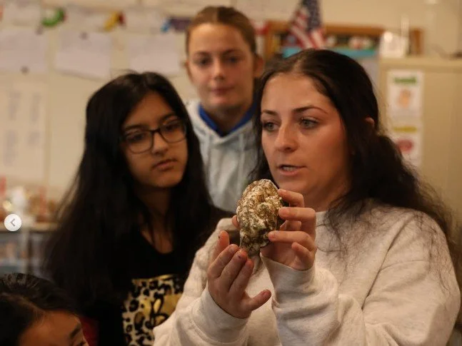 Reserve your school or youth group for December 2025&ndash;May 2026:
Classroom Programs with live sea creatures and microscopes. On-site field trips can include plankton tows, water quality testing, oyster ecology, and marine biodiversity.
All progra