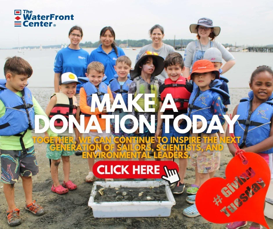 Today is #GivingTuesday &mdash; the perfect day to help us launch our next 25 years on Oyster Bay Harbor!

For a quarter-century, The WaterFront Center has opened the water to everyone: scholarships for kids who&rsquo;ve never sailed, adaptive progra