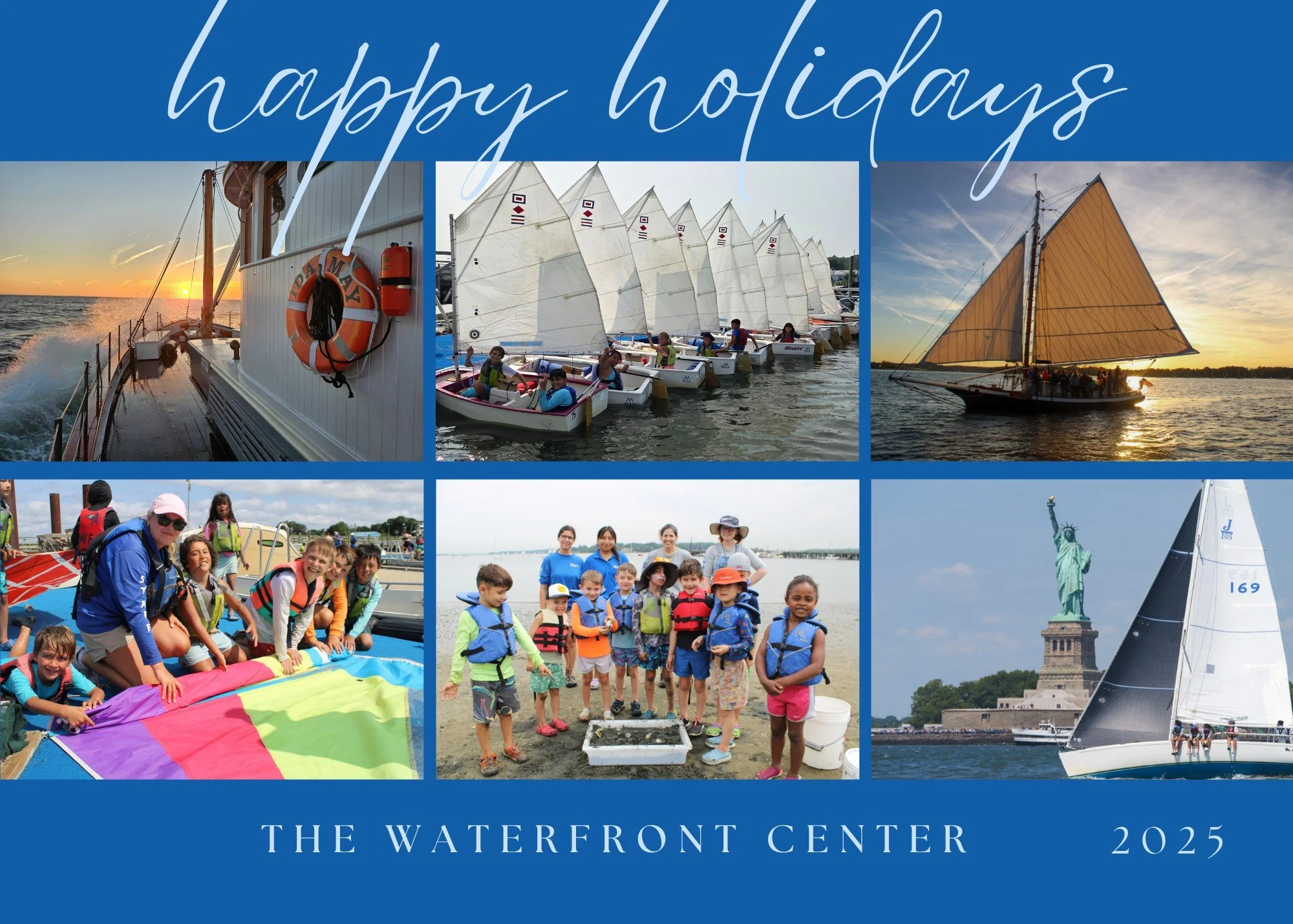 As the year draws to a close and the lights twinkle along the water's edge, the entire team at The WaterFront Center extends our warmest holiday greetings to you and your loved ones.

Wishing you a joyful holiday season filled with peace, happiness, 
