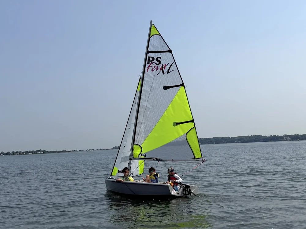 RS Feva sailing dinghy at The WaterFront Center