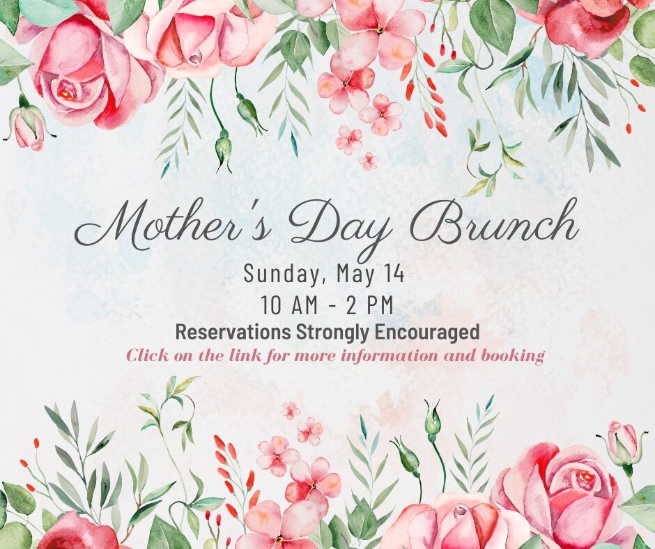 Hop on over to make this Mother's Day extra special and treat your Mom to a brunch as sweet as she is! Our talented chef has expertly crafted a menu that caters to every palate, while our exceptional service will ensure she feels like a queen - but h