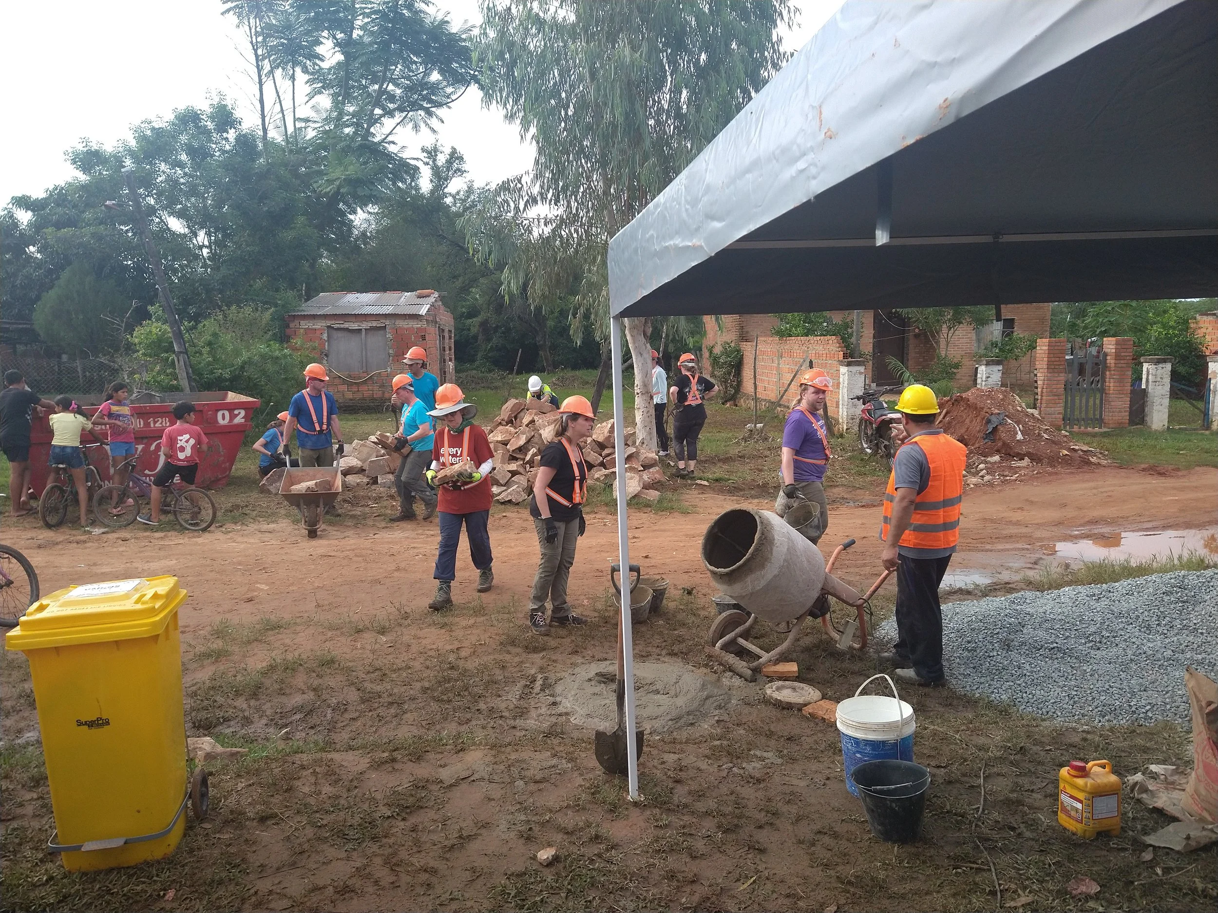 West Tuality Habitat employee volunteers in Paraguay via the Global Village program