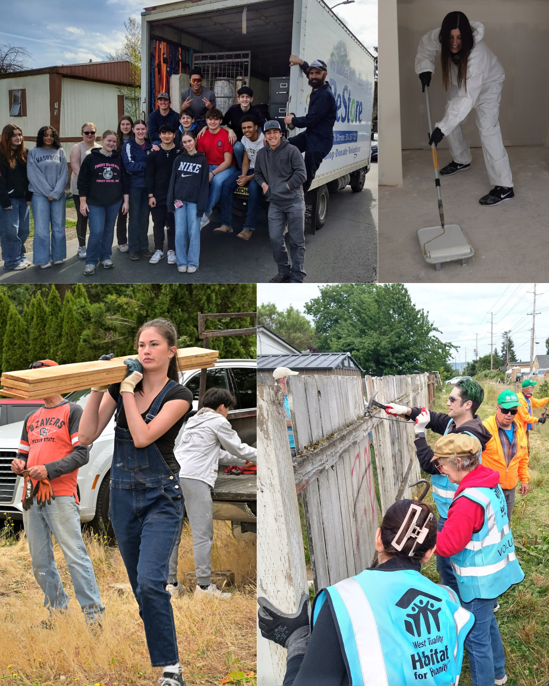 Volunteers: share your story on social media, be eligible to win a Habitat backpack!
