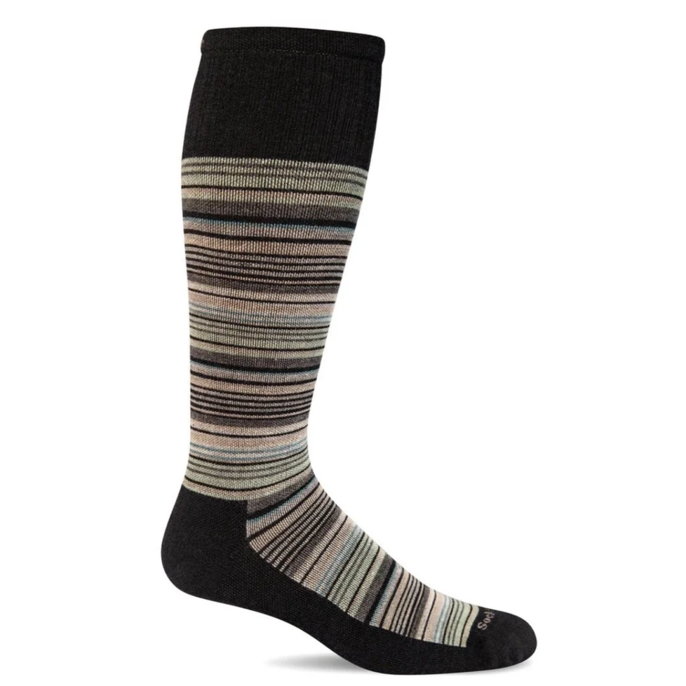 Sunset Stripe Knee Length Compression - SockWell