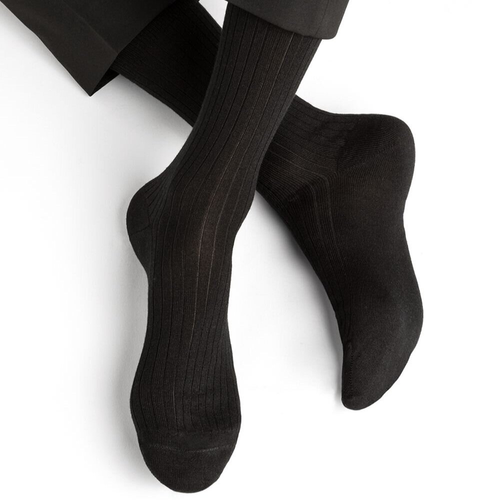 Men's Rib Wool & Cotton Socks