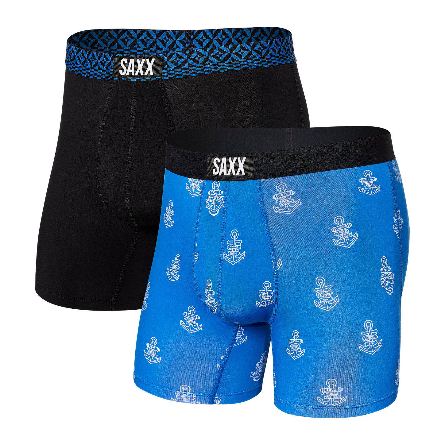Vibe Super Soft Two-Pair Pack Boxer Brief - SAXX (4 patterns) — Sock It to  Ya!