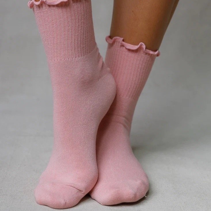 Yesenia Lace Socks Black