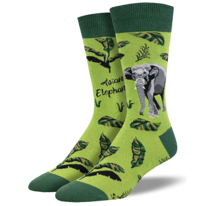 Asian Elephant Crew - Socksmith