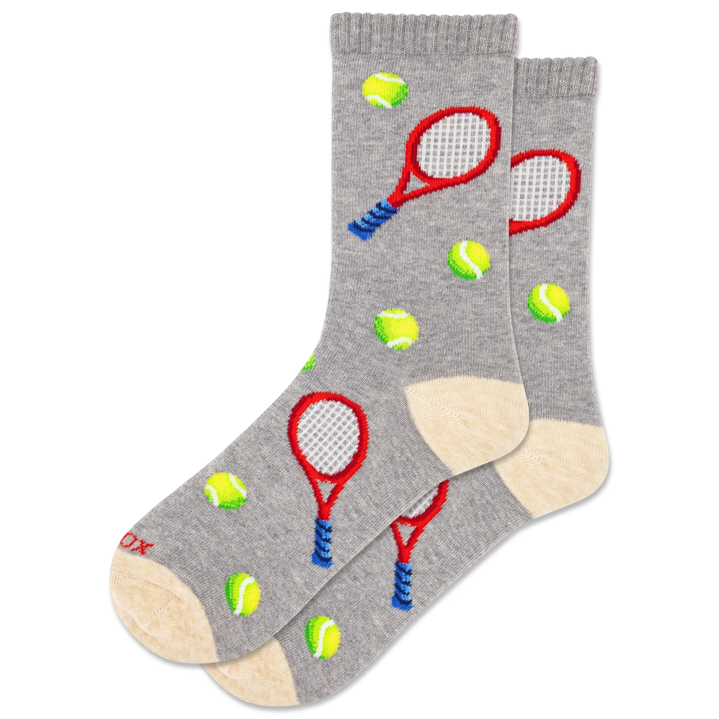 Tennis Cotton Crew - Hot Sox