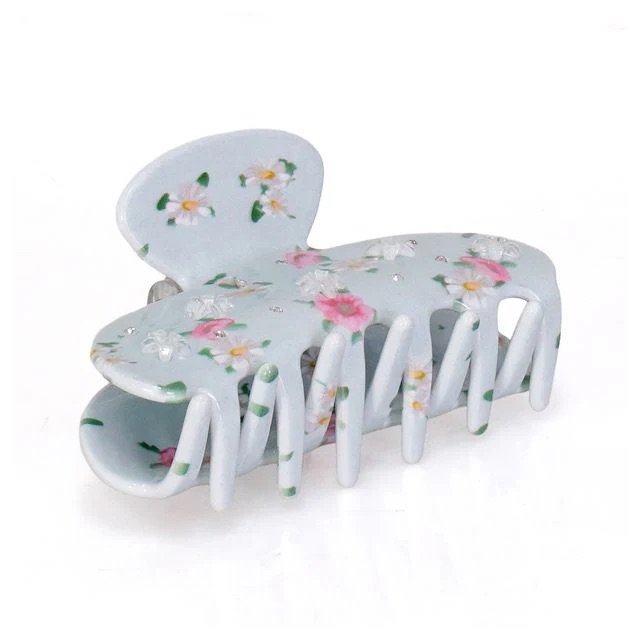 Vintage Floral Jaw Clip