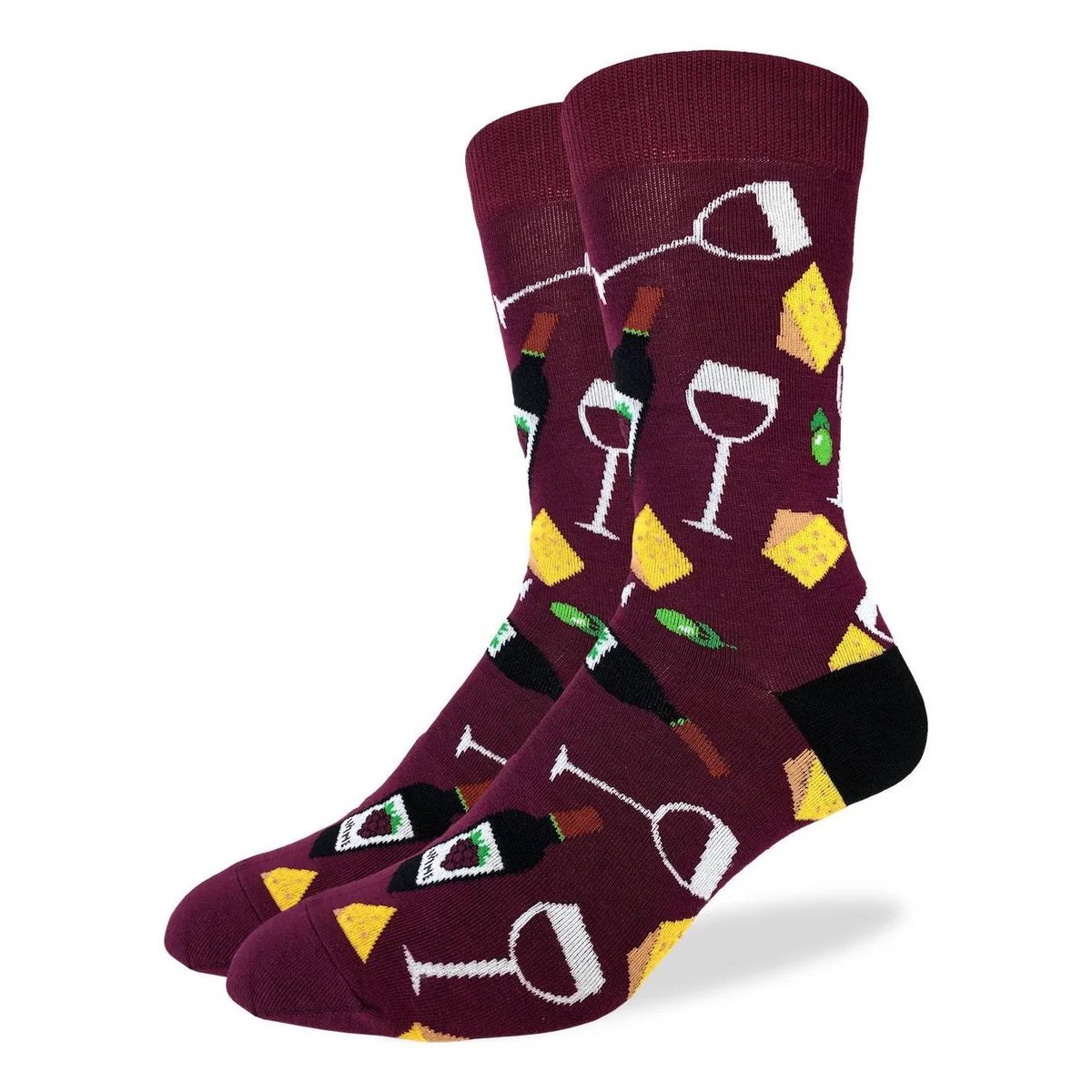 Wine And Cheese - Good Luck Sock