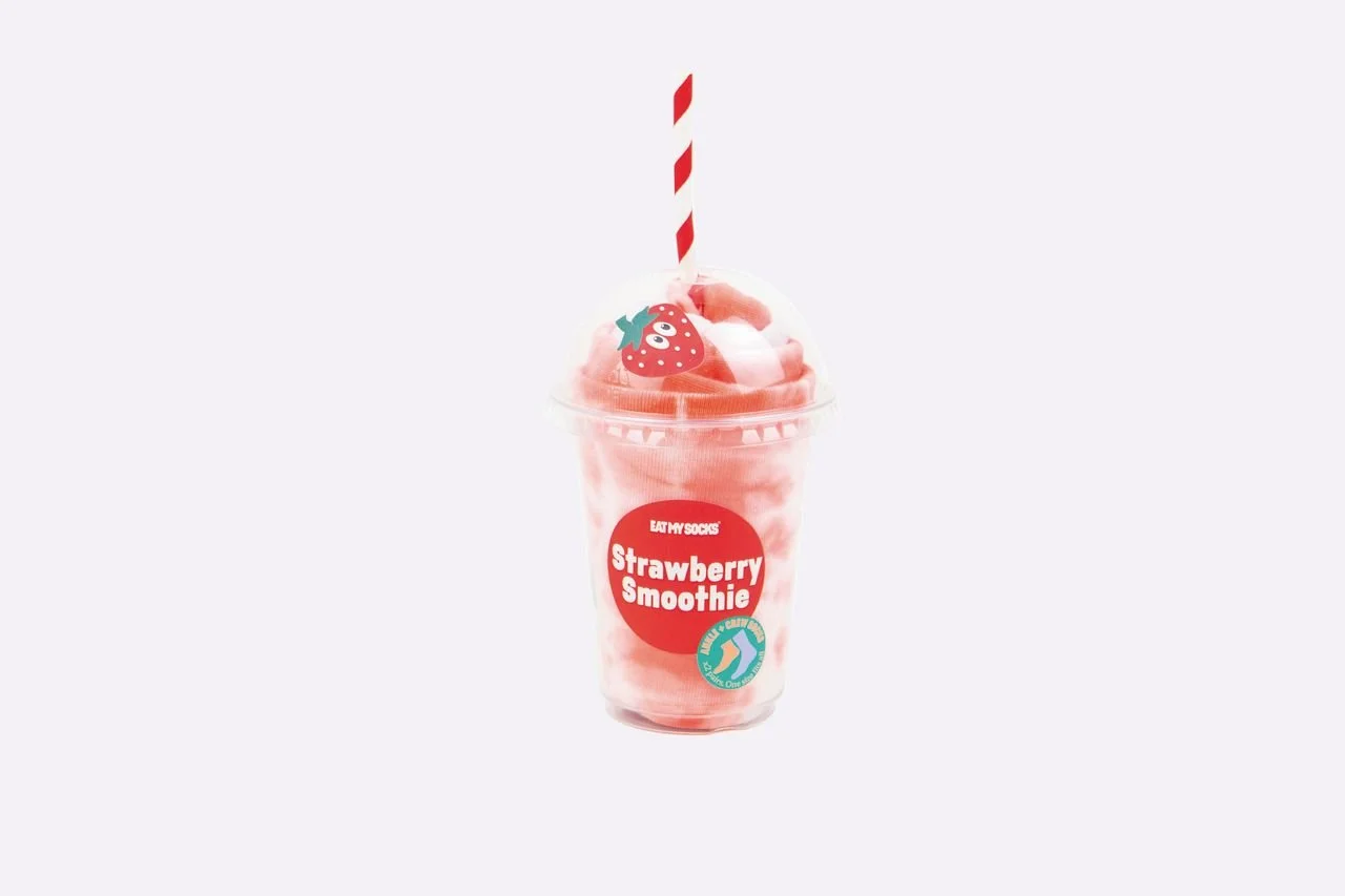 Strawberry Smoothie (2 pairs) - Eat My Socks