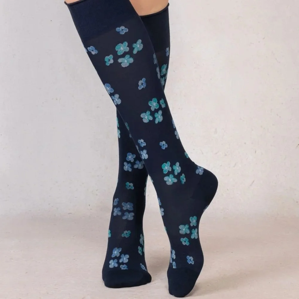 BF6433-floral-knee-length-navy-model.jpg