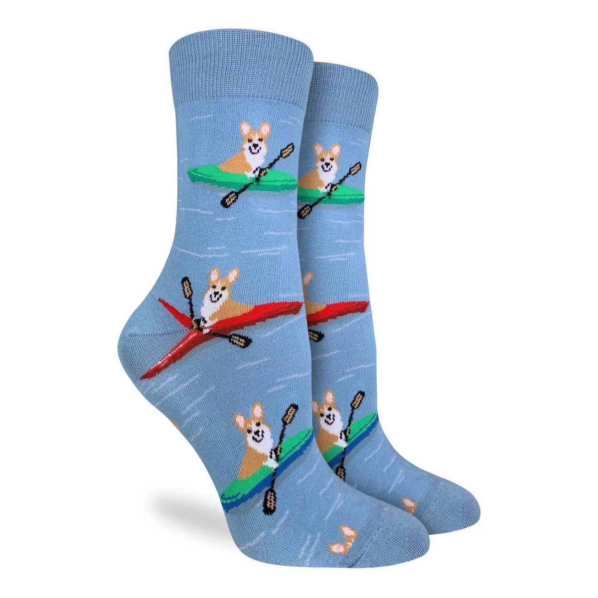 Corgi Kayaking - Good Luck Sock