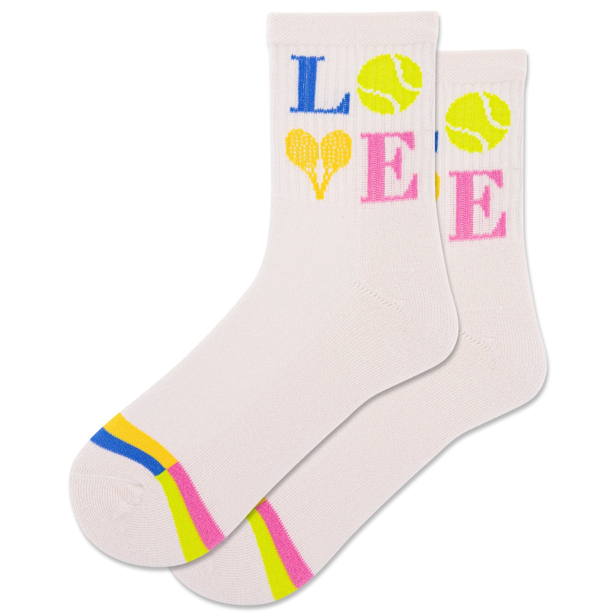 Love Active Cushioned Crew - Hot Sox