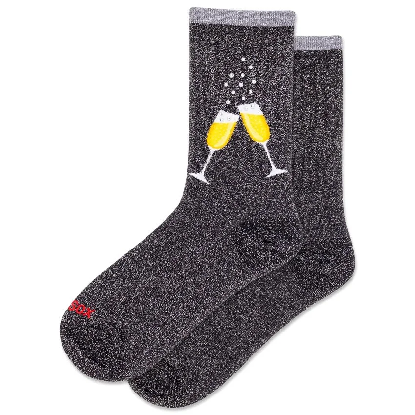Champagne Glasses - Hot Sox