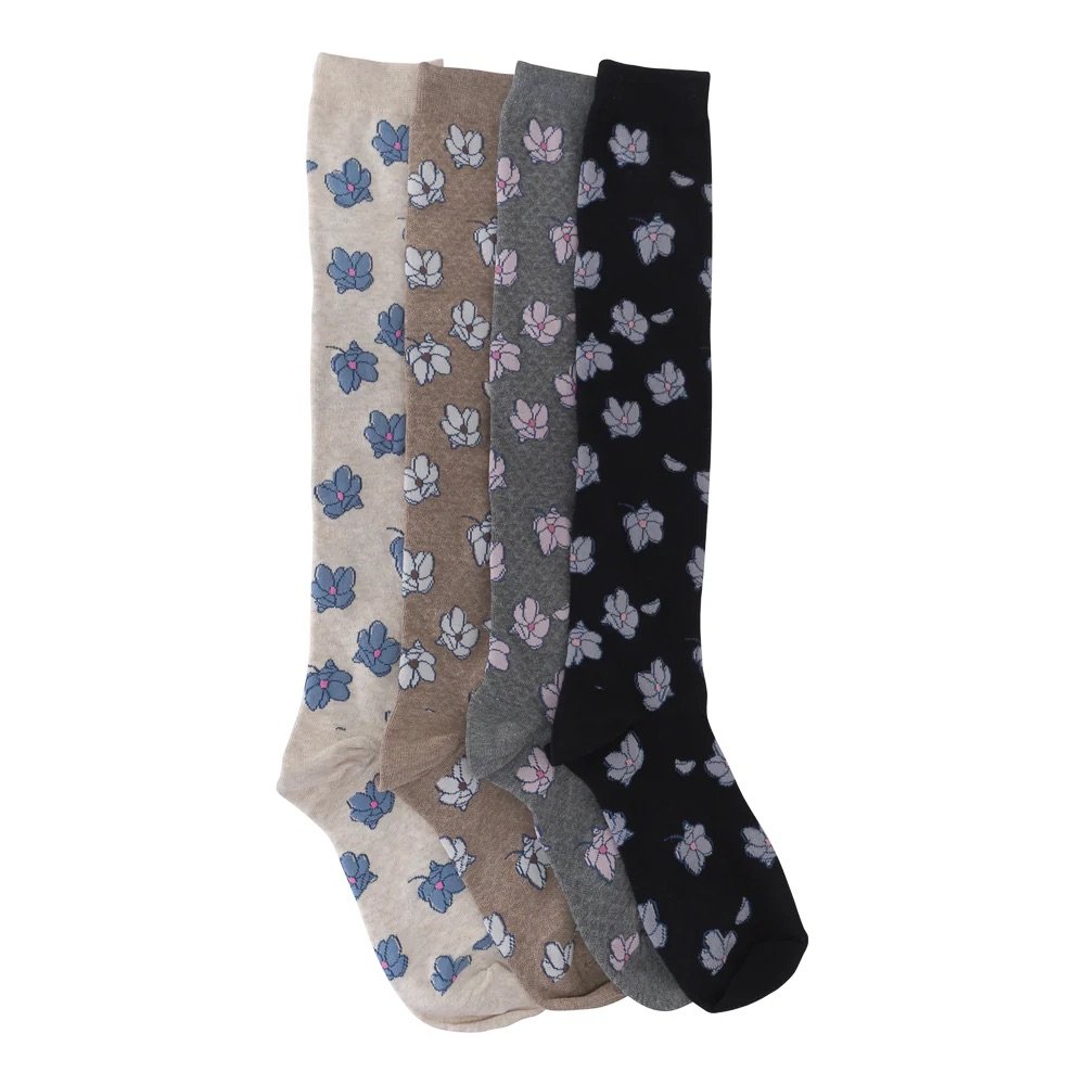 Floral Knee High (3 colours) - Lim Lim