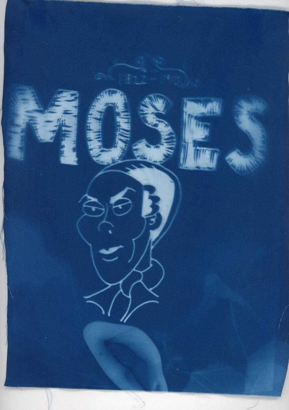 Cyanotype by artist Phill Burrows. Photo by Marvin James for Its-in-Scope.